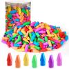 image120 Pack Erasers for Kids Sooez Pencil Top Erasers Eraser Caps Cap Toppers Small Cute Drawing Erasers Classroom Must Have for Teacher ampamp Student Back to School Supplies7 Vibrant Colors