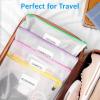 imageSooez 20 Pack Mesh Zipper Pouch Bags A4 Letter Size Zipper Bags with Label Pocket Waterproof Pouches for Classroom Organization Board Game Storage Document Bag for Teacher School Office Supplies14 Pack