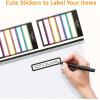 imageSooez 24 Pack Mesh Zipper Pouch with Sticky Labels A4 Mesh Bags for Board Game Puzzles Organization Storage Durable Letter Size File Folders Organizer for Teacher School Classroom Office SuppliesBlack