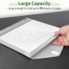 imageSooez 30 Pack Binder Folders with SpaceSaving Closure Super Heavyweight Binder Pockets for 3 Ring Binder High Capacity Clear Binder Pouch Side Loading 3 Ring Folders with Pockets Letter Size48