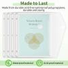 imageSooez 30 Pack Binder Folders with SpaceSaving Closure Super Heavyweight Binder Pockets for 3 Ring Binder High Capacity Clear Binder Pouch Side Loading 3 Ring Folders with Pockets Letter Size48