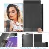 imageSooez 30Pocket Binder with Plastic Sleeves 85x11 Black Heavy Duty Art Portfolio Folder with Clear Sheet Protectors Display 60 Pages Presentation Book for Artwork Document Organizer BinderBlack