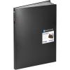 imageSooez 30Pocket Binder with Plastic Sleeves 85x11 Black Heavy Duty Art Portfolio Folder with Clear Sheet Protectors Display 60 Pages Presentation Book for Artwork Document Organizer BinderBlack
