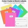 imageSooez 6 Pack Folders with Pockets Heavy Duty Plastic File Folders 2 Pockets Folder Preppy Back to School Supplies Classic ColorsBright Colors
