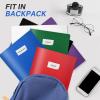 imageSooez 6 Pack Folders with Pockets Heavy Duty Plastic File Folders 2 Pockets Folder Preppy Back to School Supplies Classic ColorsClassic Colors