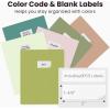 imageSooez 6 Pack Folders with Pockets Heavy Duty Plastic File Folders 2 Pockets Folder Preppy Back to School Supplies Classic ColorsGreen Colors