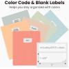 imageSooez 6 Pack Folders with Pockets Heavy Duty Plastic File Folders 2 Pockets Folder Preppy Back to School Supplies Classic ColorsLigth Retro Colors