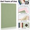imageSooez 6 Pack Folders with Pockets Heavy Duty Plastic File Folders 2 Pockets Folder Preppy Back to School Supplies Classic ColorsRetro Colors