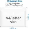 imageSooez 6 Pack Plastic Envelopes File Folders Rainforced Clear Folder Important Document Organizer A4 Letter Size Bill Receipt Paper Holder Organizer Folder with Closure for School Office20