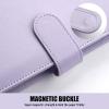 imageSooez A5 Notebook Binder 6 Ring Planner with Stylish Design Loose Leaf Personal Organizer Cover with Magnetic Buckle Closure PU Leather Binder for Women with Macaron Colors Olive GreenRose Gold