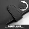 imageSooez A5 Notebook Binder 6 Ring Planner with Stylish Design Loose Leaf Personal Organizer Cover with Magnetic Buckle Closure PU Leather Binder for Women with Macaron Colors Olive GreenShiny Pink
