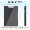 imageSooez Clipboard with Storage Heavy Duty Cleaview Clip Boards 85x11 with Dual Storage Dry Erase Plastic Nursing Clipboard High Capacity Clipboards Folder for Teacher Nurse School ampamp Office SuppliesBlack