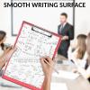 imageSooez Clipboard with Storage Heavy Duty Cleaview Clip Boards 85x11 with Dual Storage Dry Erase Plastic Nursing Clipboard High Capacity Clipboards Folder for Teacher Nurse School ampamp Office SuppliesRed