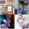 imageSooez Clipboard with Storage Heavy Duty Cleaview Clip Boards 85x11 with Dual Storage Dry Erase Plastic Nursing Clipboard High Capacity Clipboards Folder for Teacher Nurse School ampamp Office SuppliesPurple