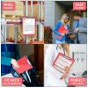 imageSooez Clipboard with Storage Heavy Duty Cleaview Clip Boards 85x11 with Dual Storage Dry Erase Plastic Nursing Clipboard High Capacity Clipboards Folder for Teacher Nurse School ampamp Office SuppliesRed