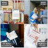 imageSooez Clipboard with Storage Heavy Duty Cleaview Clip Boards 85x11 with Dual Storage Dry Erase Plastic Nursing Clipboard High Capacity Clipboards Folder for Teacher Nurse School ampamp Office SuppliesWhite