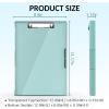 imageSooez Clipboard with Storage Heavy Duty Cleaview Clip Boards 85x11 with Dual Storage Dry Erase Plastic Nursing Clipboard High Capacity Clipboards Folder for Teacher Nurse School ampamp Office SuppliesGreen