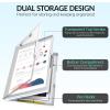 imageSooez Clipboard with Storage Heavy Duty Cleaview Clip Boards 85x11 with Dual Storage Dry Erase Plastic Nursing Clipboard High Capacity Clipboards Folder for Teacher Nurse School ampamp Office SuppliesWhite