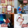 imageSooez Clipboard with Storage High Capacity Nursing Clip Board 85 x 11 with Pen Holder ampamp Low Profile Clip Plastic Clipboards Case Box Teacher Must Haves School Office SuppliesLetter Size A4Claret