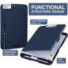 imageSooez Clipboard with Storage High Capacity Nursing Clip Board 85 x 11 with Pen Holder ampamp Low Profile Clip Plastic Clipboards Case Box Teacher Must Haves School Office SuppliesLetter Size A4Dark Blue