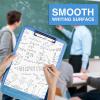 imageSooez Clipboard with Storage High Capacity Nursing Clip Board 85 x 11 with Pen Holder ampamp Low Profile Clip Plastic Clipboards Case Box Teacher Must Haves School Office SuppliesLetter Size A4Blue