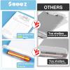 imageSooez Clipboard with Storage High Capacity Nursing Clip Board 85 x 11 with Pen Holder ampamp Low Profile Clip Plastic Clipboards Case Box Teacher Must Haves School Office SuppliesLetter Size A4Glitter Blue