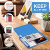 imageSooez Clipboard with Storage High Capacity Nursing Clip Board 85 x 11 with Pen Holder ampamp Low Profile Clip Plastic Clipboards Case Box Teacher Must Haves School Office SuppliesLetter Size A4Blue