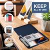 imageSooez Clipboard with Storage High Capacity Nursing Clip Board 85 x 11 with Pen Holder ampamp Low Profile Clip Plastic Clipboards Case Box Teacher Must Haves School Office SuppliesLetter Size A4Dark Blue