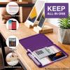 imageSooez Clipboard with Storage High Capacity Nursing Clip Board 85 x 11 with Pen Holder ampamp Low Profile Clip Plastic Clipboards Case Box Teacher Must Haves School Office SuppliesLetter Size A4Dark Purple