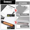 imageSooez Clipboard with Storage High Capacity Nursing Clip Board 85 x 11 with Pen Holder ampamp Low Profile Clip Plastic Clipboards Case Box Teacher Must Haves School Office SuppliesLetter Size A4Glitter Black