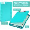 imageSooez Clipboard with Storage High Capacity Nursing Clip Board 85 x 11 with Pen Holder ampamp Low Profile Clip Plastic Clipboards Case Box Teacher Must Haves School Office SuppliesLetter Size A4Turquoise