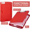 imageSooez Clipboard with Storage High Capacity Nursing Clip Board 85 x 11 with Pen Holder ampamp Low Profile Clip Plastic Clipboards Case Box Teacher Must Haves School Office SuppliesLetter Size A4Red