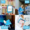 imageSooez Clipboard with Storage High Capacity Nursing Clip Board 85 x 11 with Pen Holder ampamp Low Profile Clip Plastic Clipboards Case Box Teacher Must Haves School Office SuppliesLetter Size A4Sky Blue