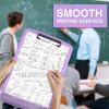 imageSooez Clipboard with Storage High Capacity Nursing Clip Board 85 x 11 with Pen Holder ampamp Low Profile Clip Plastic Clipboards Case Box Teacher Must Haves School Office SuppliesLetter Size A4Lavender Purple
