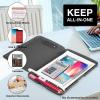 imageSooez Clipboard with Storage High Capacity Nursing Clip Board 85 x 11 with Pen Holder ampamp Low Profile Clip Plastic Clipboards Case Box Teacher Must Haves School Office SuppliesLetter Size A4Glitter Black
