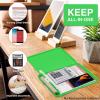 imageSooez Clipboard with Storage High Capacity Nursing Clip Board 85 x 11 with Pen Holder ampamp Low Profile Clip Plastic Clipboards Case Box Teacher Must Haves School Office SuppliesLetter Size A4Green