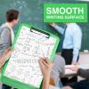 imageSooez Clipboard with Storage High Capacity Nursing Clip Board 85 x 11 with Pen Holder ampamp Low Profile Clip Plastic Clipboards Case Box Teacher Must Haves School Office SuppliesLetter Size A4Green
