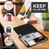 imageSooez Clipboard with Storage High Capacity Nursing Clip Board 85 x 11 with Pen Holder ampamp Low Profile Clip Plastic Clipboards Case Box Teacher Must Haves School Office SuppliesLetter Size A4Black
