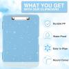 imageSooez Clipboard with Storage High Capacity Nursing Clip Board 85 x 11 with Pen Holder ampamp Low Profile Clip Plastic Clipboards Case Box Teacher Must Haves School Office SuppliesLetter Size A4Glitter Blue