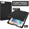 imageSooez Clipboard with Storage Plastic Storage Clipboard with Low Profile Clip Heavy Duty Nursing Clipboards Foldable Coaches Clipboard Case for Work Kids Teacher Must Haves Office School SuppliesAblack
