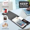 imageSooez Clipboard with Storage Plastic Storage Clipboard with Low Profile Clip Heavy Duty Nursing Clipboards Foldable Coaches Clipboard Case for Work Kids Teacher Must Haves Office School SuppliesBglitter Black