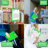 imageSooez Clipboard with Storage Plastic Storage Clipboard with Low Profile Clip Heavy Duty Nursing Clipboards Foldable Coaches Clipboard Case for Work Kids Teacher Must Haves Office School SuppliesAgreen