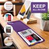 imageSooez Clipboard with Storage Plastic Storage Clipboard with Low Profile Clip Heavy Duty Nursing Clipboards Foldable Coaches Clipboard Case for Work Kids Teacher Must Haves Office School SuppliesPurple