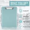 imageSooez Clipboards with Storage High Capacity Clip Boards 85x11 with Storage Heavy Duty Nursing Clipboard Folder Plastic Clipboard with Pen Holder for Women Teachers Work School ampamp Office SuppliesHaze Blue