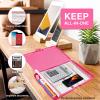 imageSooez Clipboards with Storage High Capacity Clip Boards 85x11 with Storage Heavy Duty Nursing Clipboard Folder Plastic Clipboard with Pen Holder for Women Teachers Work School ampamp Office SuppliesRose Red