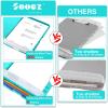 imageSooez Clipboards with Storage High Capacity Clip Boards 85x11 with Storage Heavy Duty Nursing Clipboard Folder Plastic Clipboard with Pen Holder for Women Teachers Work School ampamp Office SuppliesMint Green
