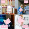 imageSooez Clipboards with Storage High Capacity Clip Boards 85x11 with Storage Heavy Duty Nursing Clipboard Folder Plastic Clipboard with Pen Holder for Women Teachers Work School ampamp Office SuppliesLight Pink