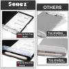 imageSooez Clipboards with Storage High Capacity Clip Boards 85x11 with Storage Heavy Duty Nursing Clipboard Folder Plastic Clipboard with Pen Holder for Women Teachers Work School ampamp Office SuppliesBlack With Black Clip