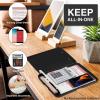 imageSooez Clipboards with Storage High Capacity Clip Boards 85x11 with Storage Heavy Duty Nursing Clipboard Folder Plastic Clipboard with Pen Holder for Women Teachers Work School ampamp Office SuppliesBlack With Black Clip
