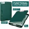imageSooez Clipboards with Storage High Capacity Clip Boards 85x11 with Storage Heavy Duty Nursing Clipboard Folder Plastic Clipboard with Pen Holder for Women Teachers Work School ampamp Office SuppliesDark Green